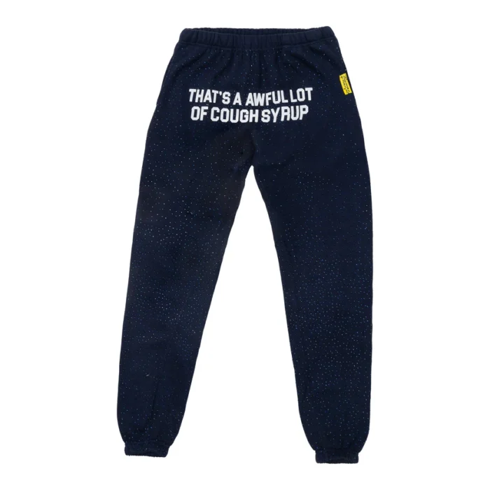 Blue Rhinestone Sweatpants